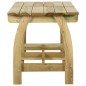 vidaXL Juego de comedor de jardín 4 piezas madera de pino impregnada vidaXL Juego de comedor de jardín 4 piezas madera de pino impregnada