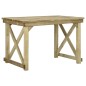 vidaXL Juego de comedor de jardín 3 piezas madera de pino impregnada vidaXL Juego de comedor de jardín 3 piezas madera de pino impregnada