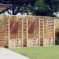 vidaXL Pérgolas con techo 3 uds madera pino impregnada 100x90x200 cm vidaXL Pérgolas con techo 3 uds madera pino impregnada 100x90x200 cm