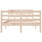 vidaXL Estructura de cama madera maciza 4FT pequeña doble 120x190 cm vidaXL Estructura de cama madera maciza 4FT pequeña doble 120x190 cm