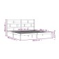 vidaXL Estructura de cama madera maciza de pino blanco 200x200 cm vidaXL Estructura de cama madera maciza de pino blanco 200x200 cm