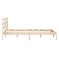 vidaXL Estructura de cama de madera maciza de pino 140x200 cm vidaXL Estructura de cama de madera maciza de pino 140x200 cm