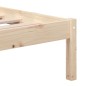 vidaXL Estructura de cama de madera maciza de pino 140x200 cm vidaXL Estructura de cama de madera maciza de pino 140x200 cm