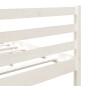 vidaXL Estructura de cama de madera maciza de pino blanco 140x190 cm
