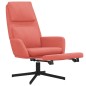 vidaXL Sillón de relax con reposapiés terciopelo rosa vidaXL Sillón de relax con reposapiés terciopelo rosa