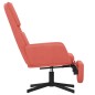 vidaXL Sillón de relax con reposapiés terciopelo rosa vidaXL Sillón de relax con reposapiés terciopelo rosa