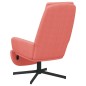 vidaXL Sillón de relax con reposapiés terciopelo rosa vidaXL Sillón de relax con reposapiés terciopelo rosa