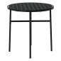 vidaXL Juego de comedor para jardín 3 piezas ratán sintético negro vidaXL Juego de comedor para jardín 3 piezas ratán sintético negro