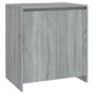 vidaXL Aparador de 3 piezas madera manufacturada gris Sonoma vidaXL Aparador de 3 piezas madera manufacturada gris Sonoma