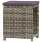 vidaXL Set de sofás de jardín 6 piezas y cojines ratán sintético gris vidaXL Set de sofás de jardín 6 piezas y cojines ratán sintético gris