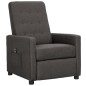 vidaXL Sillón reclinable eléctrico de tela gris oscuro vidaXL Sillón reclinable eléctrico de tela gris oscuro
