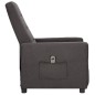 vidaXL Sillón reclinable eléctrico de tela gris oscuro vidaXL Sillón reclinable eléctrico de tela gris oscuro