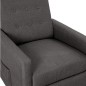 vidaXL Sillón reclinable eléctrico de tela gris oscuro vidaXL Sillón reclinable eléctrico de tela gris oscuro