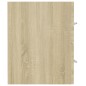 vidaXL Mueble con lavabo madera de ingeniería roble Sonoma vidaXL Mueble con lavabo madera de ingeniería roble Sonoma