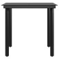 vidaXL Juego de comedor para jardín 5 piezas con cojines gris y negro vidaXL Juego de comedor para jardín 5 piezas con cojines gris y negro