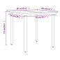 vidaXL Juego de comedor para jardín 5 piezas con cojines gris y negro vidaXL Juego de comedor para jardín 5 piezas con cojines gris y negro