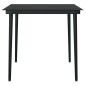 vidaXL Juego de comedor para jardín 5 piezas negro vidaXL Juego de comedor para jardín 5 piezas negro