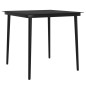 vidaXL Juego de comedor de jardín 5 piezas con cojines negro vidaXL Juego de comedor de jardín 5 piezas con cojines negro