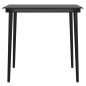 vidaXL Juego de comedor de jardín 5 piezas con cojines negro vidaXL Juego de comedor de jardín 5 piezas con cojines negro