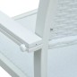 vidaXL Juego de comedor para jardín 9 piezas blanco vidaXL Juego de comedor para jardín 9 piezas blanco