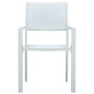 vidaXL Juego de comedor para jardín 9 piezas blanco vidaXL Juego de comedor para jardín 9 piezas blanco