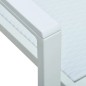 vidaXL Juego de comedor para jardín 9 piezas blanco vidaXL Juego de comedor para jardín 9 piezas blanco