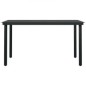 vidaXL Juego de comedor de jardín 5 piezas con cojines negro vidaXL Juego de comedor de jardín 5 piezas con cojines negro