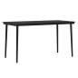 vidaXL Juego de comedor de jardín 5 piezas con cojines marrón y negro