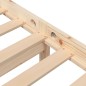 vidaXL Estructura de cama de madera maciza de pino 160x200 cm