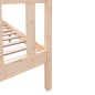 vidaXL Estructura de cama madera maciza de pino 135x190 cm vidaXL Estructura de cama madera maciza de pino 135x190 cm