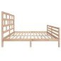 vidaXL Estructura de cama madera maciza 180x200 cm vidaXL Estructura de cama madera maciza 180x200 cm