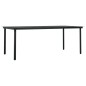 vidaXL Set comedor de jardín 7 pzas y cojines ratán sintético y vidrio vidaXL Set comedor de jardín 7 pzas y cojines ratán sintético y vidrio