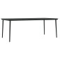 vidaXL Set comedor de jardín 9 pzas y cojines ratán sintético y vidrio vidaXL Set comedor de jardín 9 pzas y cojines ratán sintético y vidrio
