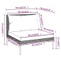 vidaXL Sofás de jardín 9 pzas y cojines ratán sintético gris oscuro vidaXL Sofás de jardín 9 pzas y cojines ratán sintético gris oscuro
