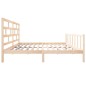vidaXL Estructura de cama madera maciza de pino 180x200 cm