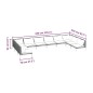 vidaXL Muebles de jardín 10 pzas y cojines ratán sintético gris oscuro vidaXL Muebles de jardín 10 pzas y cojines ratán sintético gris oscuro