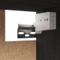 vidaXL Mueble de TV 3 piezas madera maciza de pino negro vidaXL Mueble de TV 3 piezas madera maciza de pino negro