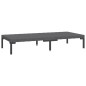 vidaXL Sofás de jardín 12 pzas cojines ratán sintético gris oscuro vidaXL Sofás de jardín 12 pzas cojines ratán sintético gris oscuro