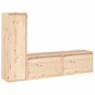 vidaXL Muebles para TV 3 piezas madera maciza de pino vidaXL Muebles para TV 3 piezas madera maciza de pino
