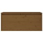 vidaXL Muebles para TV 2 piezas madera maciza de pino marrón miel