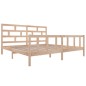 vidaXL Estructura de cama de madera maciza de pino 200x200 cm vidaXL Estructura de cama de madera maciza de pino 200x200 cm