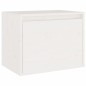 vidaXL Muebles para TV 3 piezas madera maciza de pino blanco vidaXL Muebles para TV 3 piezas madera maciza de pino blanco
