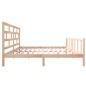 vidaXL Estructura de cama de madera maciza de pino 200x200 cm vidaXL Estructura de cama de madera maciza de pino 200x200 cm