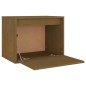vidaXL Muebles para TV 3 piezas madera maciza de pino marrón miel vidaXL Muebles para TV 3 piezas madera maciza de pino marrón miel