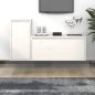 vidaXL Muebles para TV 2 piezas madera maciza de pino blanco