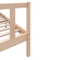 vidaXL Estructura de cama de madera maciza de pino 200x200 cm vidaXL Estructura de cama de madera maciza de pino 200x200 cm