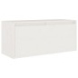 vidaXL Muebles para TV 2 piezas madera maciza de pino blanco