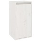 vidaXL Muebles para TV 2 piezas madera maciza de pino blanco