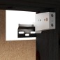 vidaXL Muebles para TV 3 piezas madera maciza de pino negro vidaXL Muebles para TV 3 piezas madera maciza de pino negro