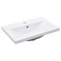 vidaXL Estructura de baño con lavabo incorporado hierro blanco vidaXL Estructura de baño con lavabo incorporado hierro blanco